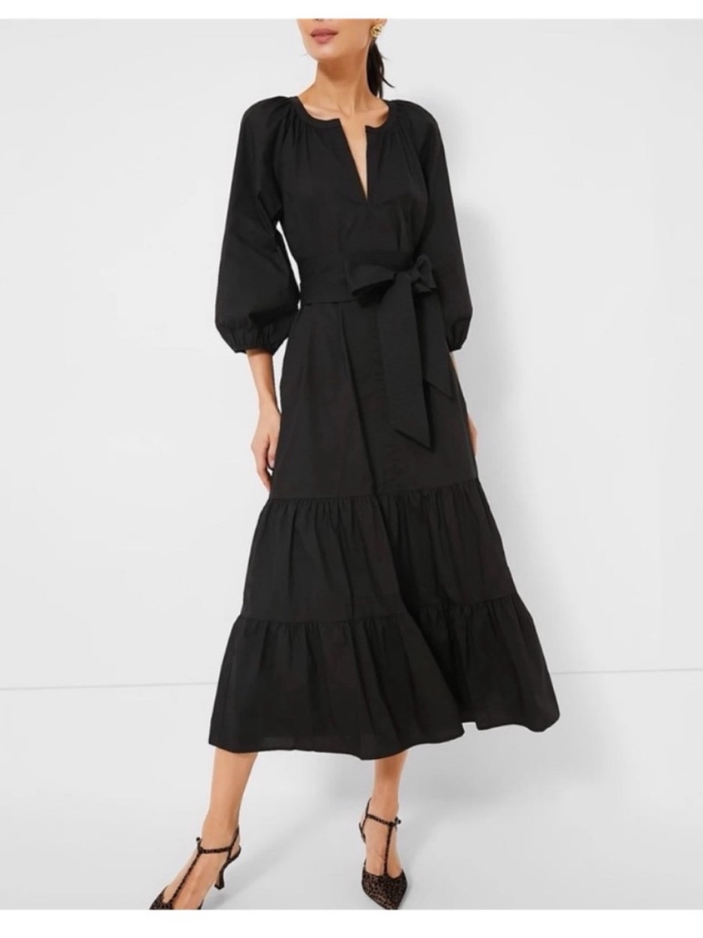 Tuckernuck Black Lyles Maxi Dress